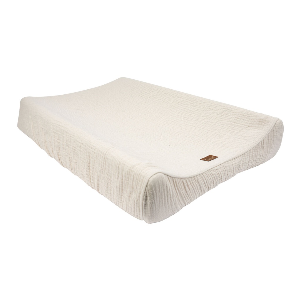Quax - Housse de Matelas à Langer en Tétra - Collection Natural - Argile