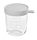 Béaba - Pot de conservation en verre - Gris - 250 ml