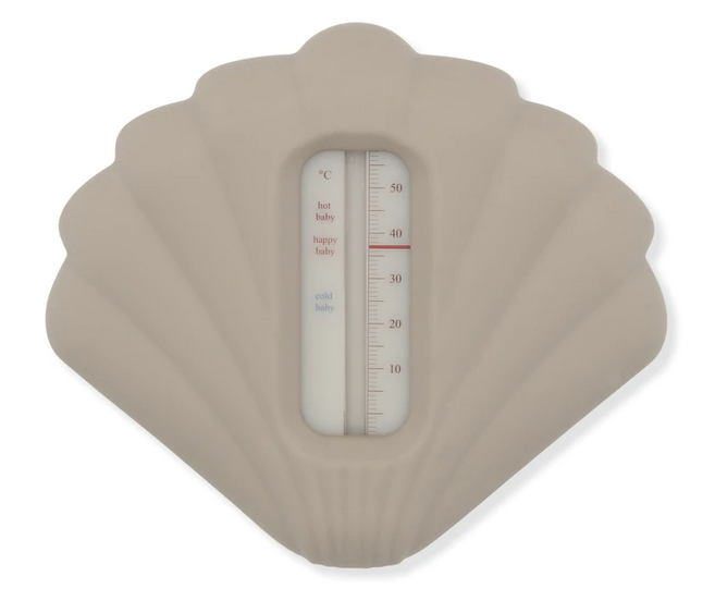 Konges Slojd – Thermomètre de Bain Coquillage – warm grey