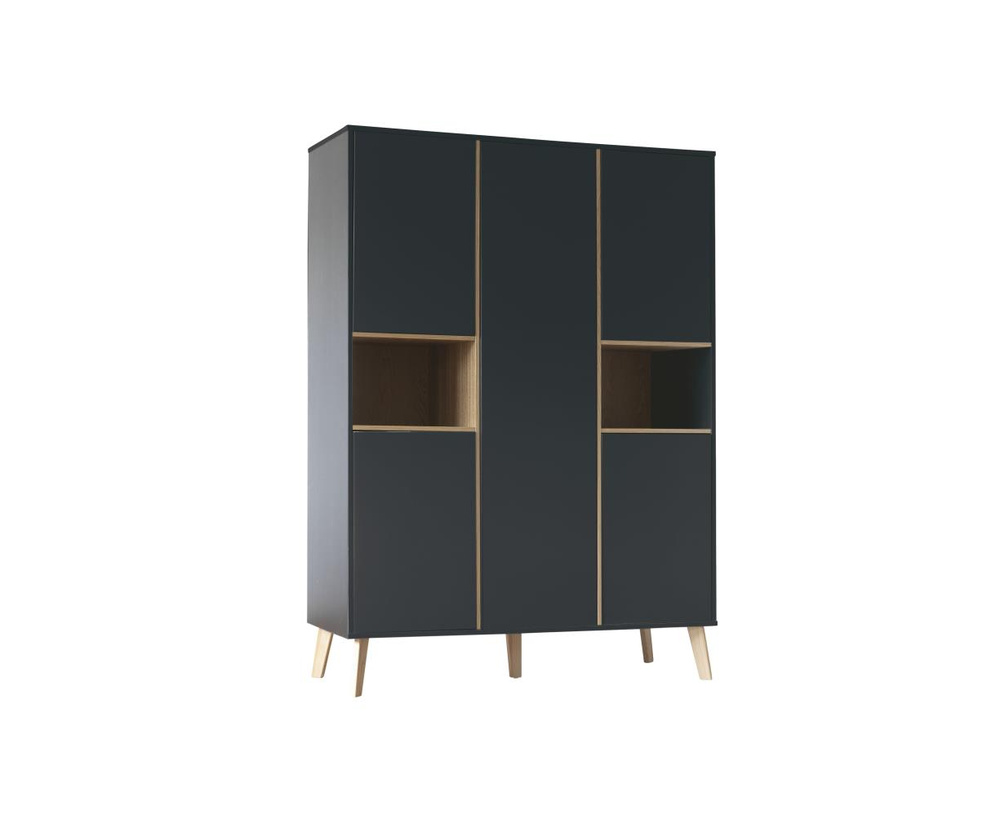 Pericles - Armoire 5 portes - Style Black