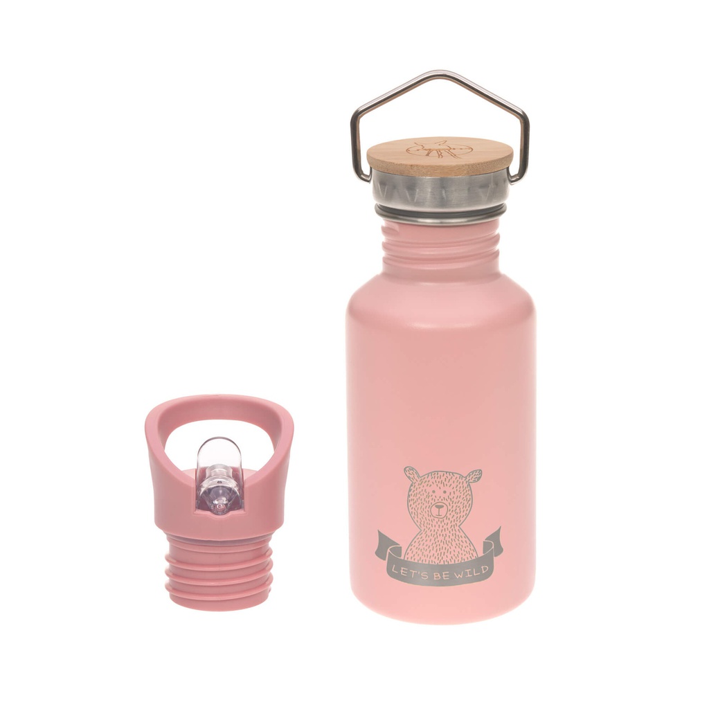 Lassig - Gourde en inox - Adventure rose