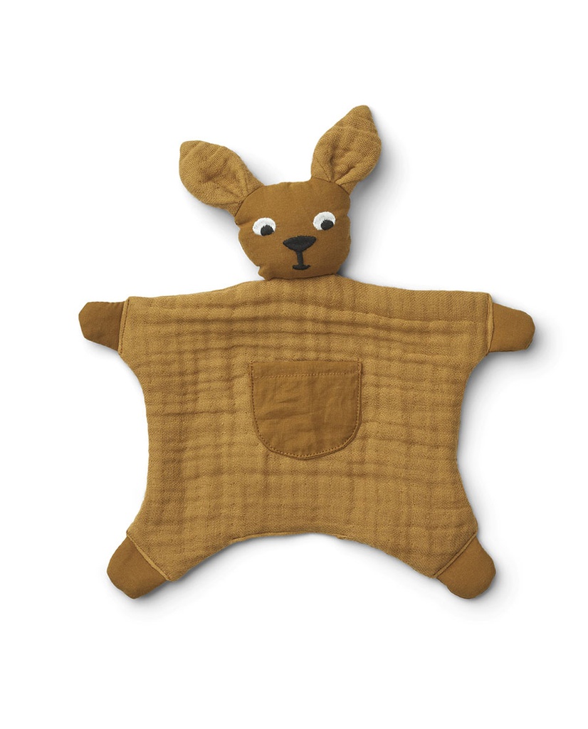 LIEWOOD - Doudou kangourou - Golden Caramel