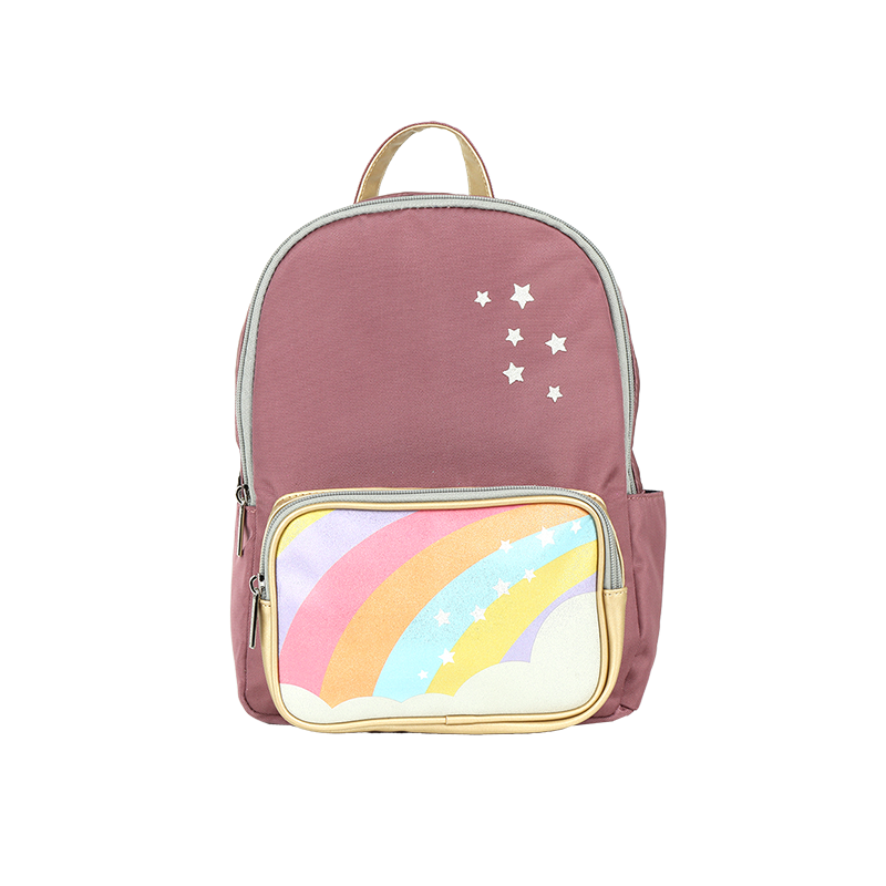 Caramel & Cie - Petit sac à dos - Arc-en-ciel étoilé