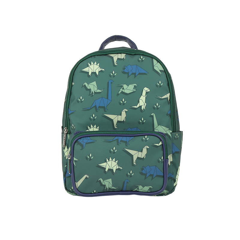 Caramel &amp; Cie - Petit sac à dos  - Dinogamis vert