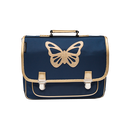Caramel & Cie - Cartable moyen - Papillon marine