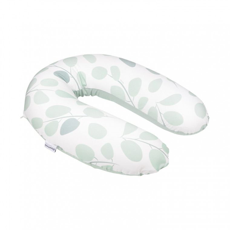 Doomoo - Housse pour Coussin de maternité Buddy - Leaves Aqua Green