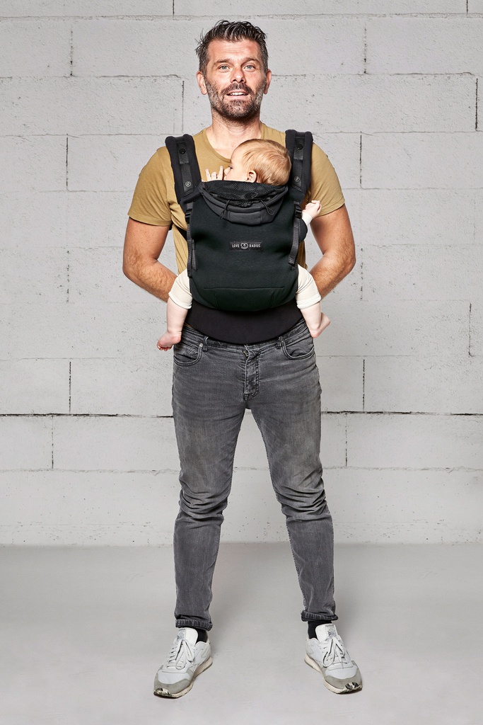 Love Radius - Sac de Portage HoodieCarrier 2 - Black Forest