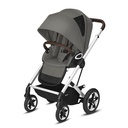 Cybex - Poussette Talos S Lux - Soho Grey Châssis Silver