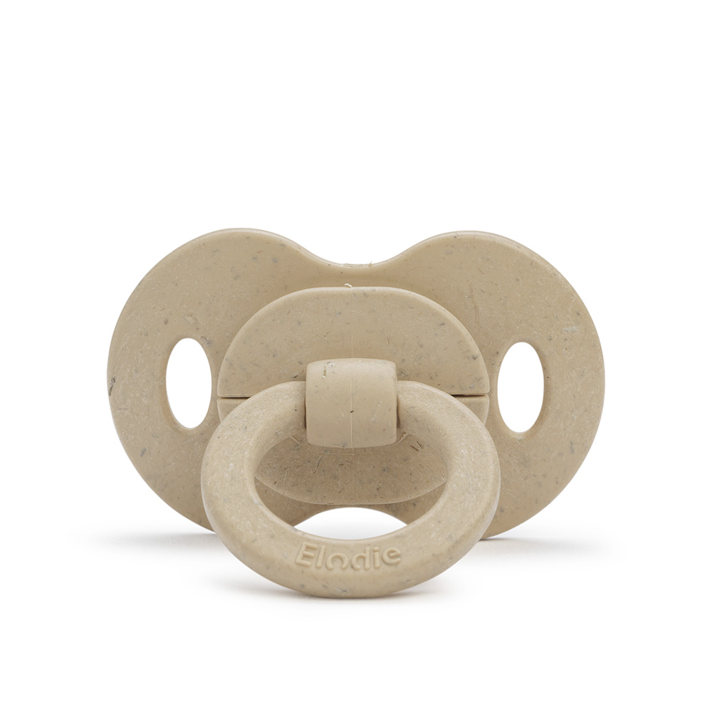 Elodie Details - Tétine en bambou - Silicone - Pure Khaki - Plus de 3 mois