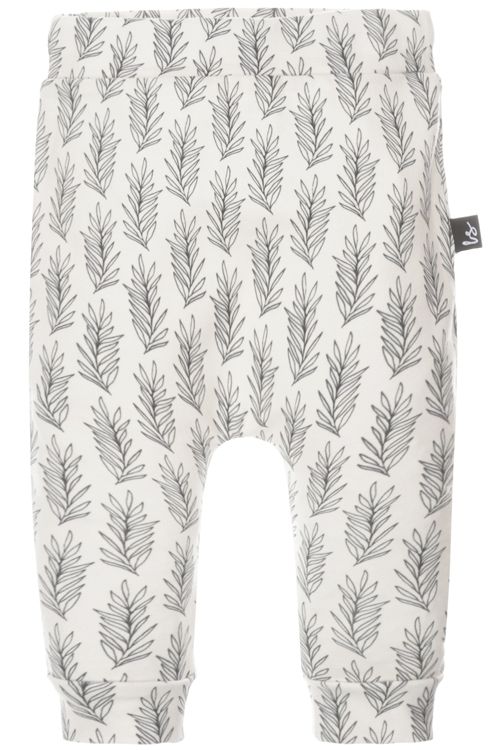 Babystyling - Pantalon feuille de printemps - Blanc