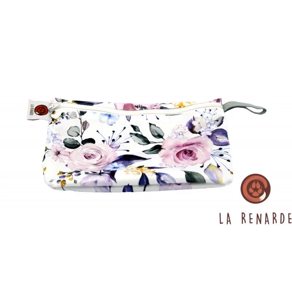 La Renarde - Pochette imperméable - Roses