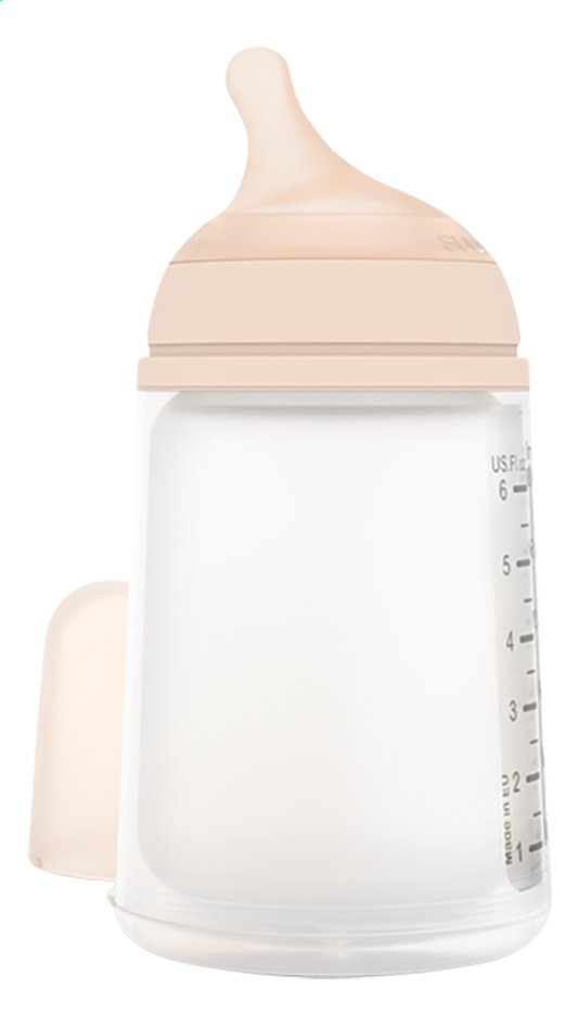 Suavinex - Biberon anti-colique ZERO.ZERO 270 ml - Débit Moyen
