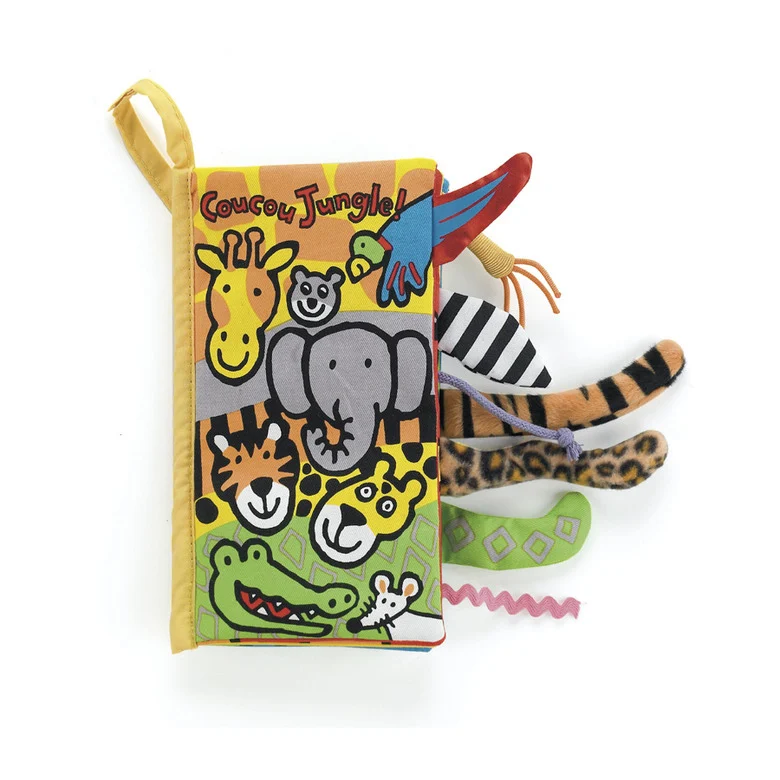 Jellycat - Livre d'activités - Coucou jungle !