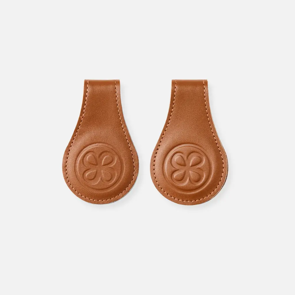 Cloby - Clips pour couverture – Marron (cuir)
