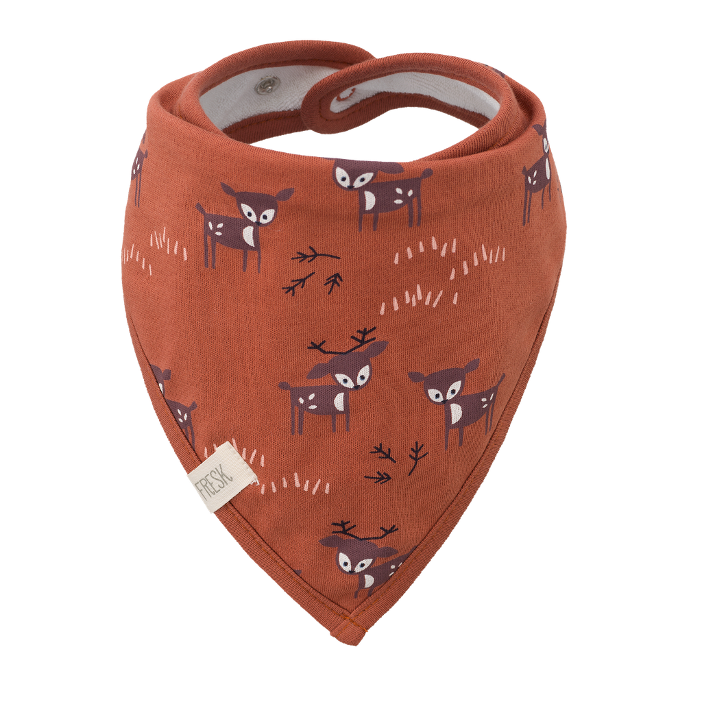 Fresk - Bavoir Bandana - Deer Amber Brown