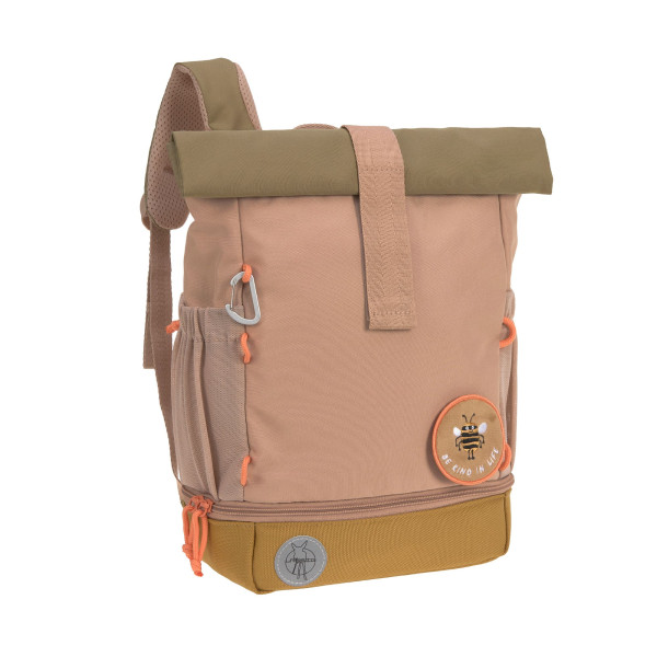 Lassig - Sac à dos enfant Rolltop - Nature / brun