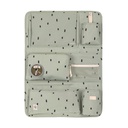 Lassig - Organisateur de voiture Happy Prints - Light Olive