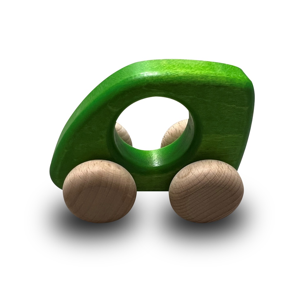Bajo - Petite voiture en bois Autko - Vert