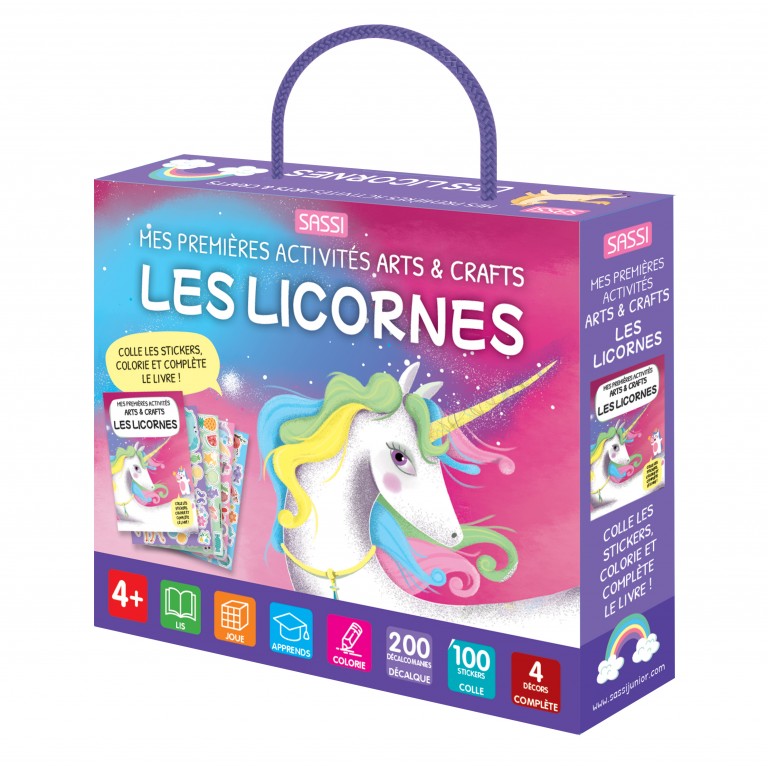 Sassi - Mes premières activités Arts & Crafts - Les Licornes