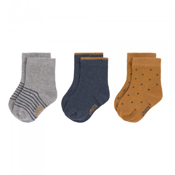 Lässig - Lot de 3 Paires de Chaussettes - Bleu