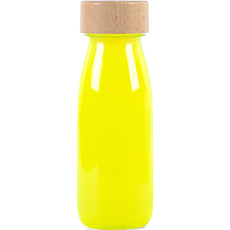 Petit Boum - Bouteille sensorielle - Float Jaune Fluorescent