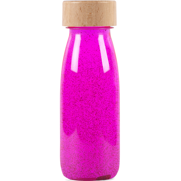 Petit Boum - Bouteille sensorielle Float - Rose Fluorescent