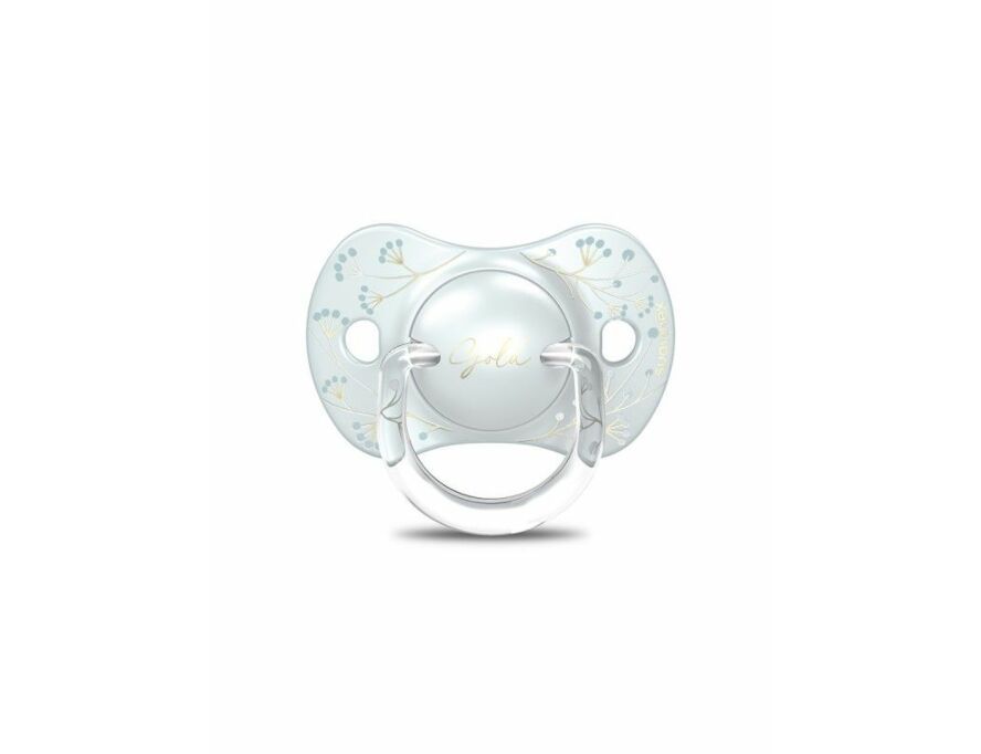 Suavinex - Tétine physiologique en silicone 0/6 mois - Gold Edition Aqua