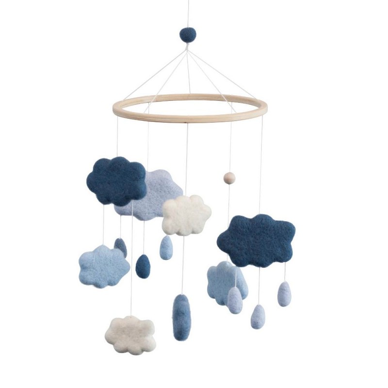 Sebra - Mobile en Laine - Nuage Bleu