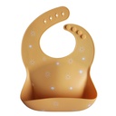 Mushie - Bavoir Silicone - Sun orange
