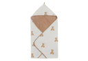 Jollein - Cape de bain 75x75cm - Teddy Bear