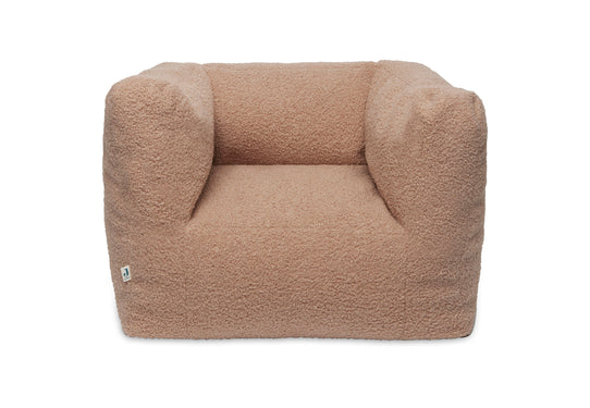 Jollein - Fauteuil / Pouf Boucle pour enfants - Biscuit