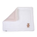 Childhome - Tapis de parc - 75x95 cm - Jersey Melange Beige / Muslin Teddy