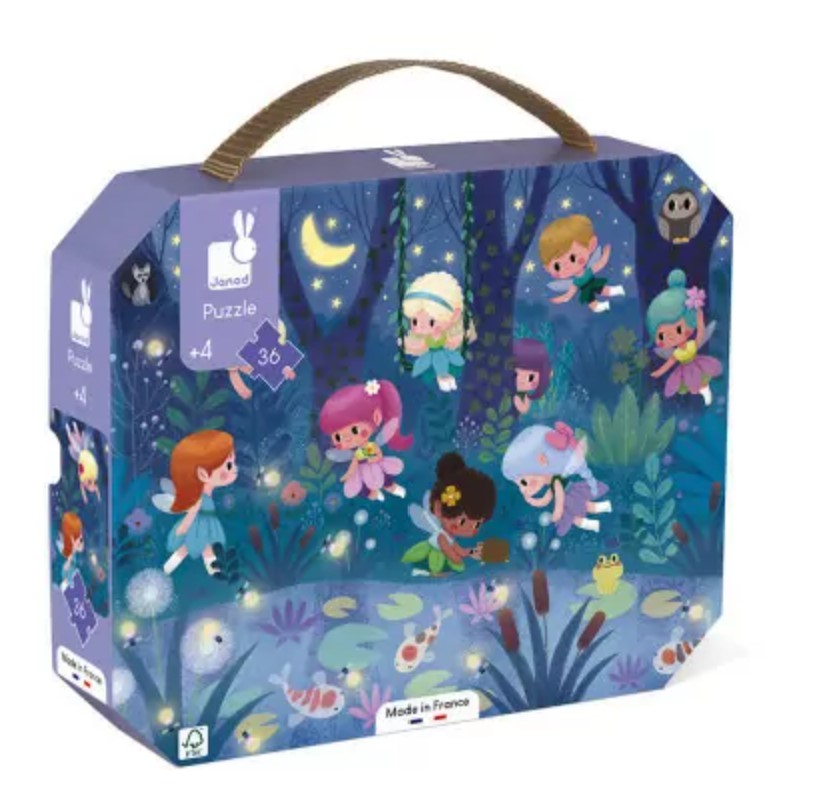 Janod - Puzzle Les Fées et les Nénuphars - 36 pcs