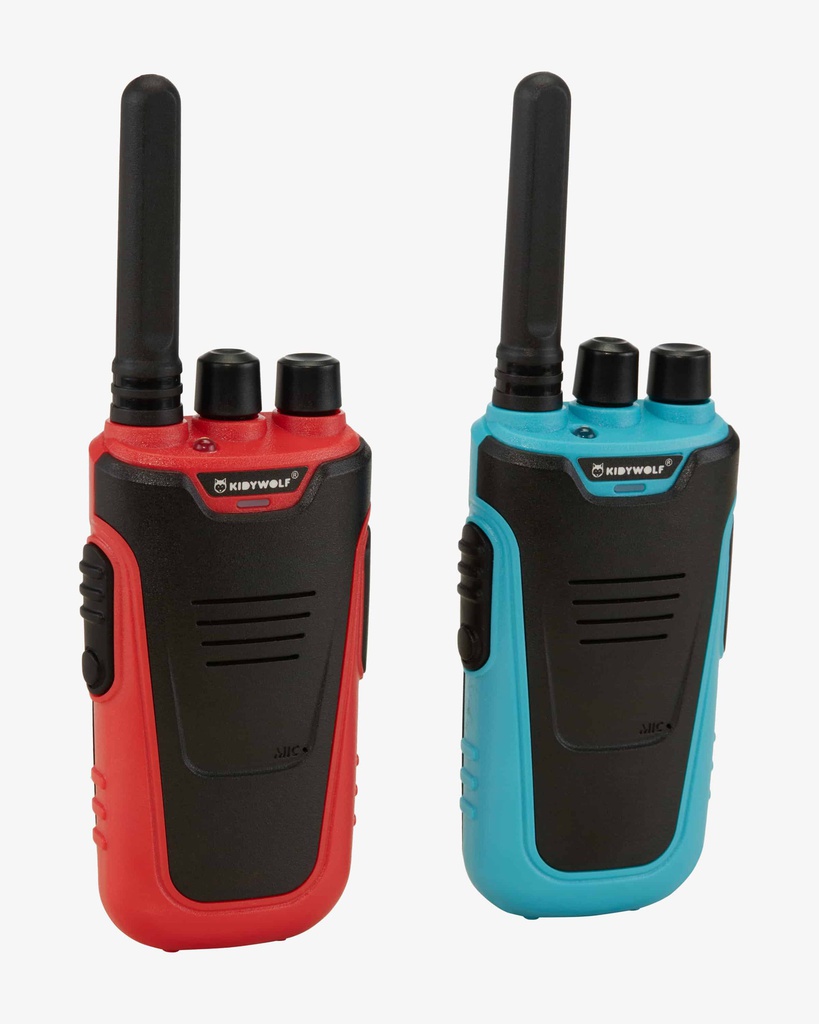 KIDYWOLF - KIDYTALK - Talkie-Walkie - Rouge et bleu