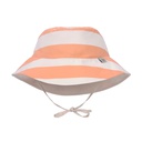 Lassig - Bob anti-UV réversible - Rayé / blanc / pêche