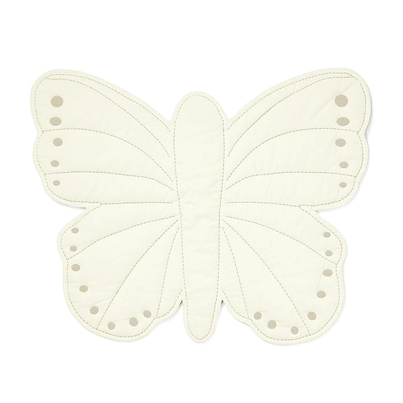 Cam Cam Copenhagen - Tapis d'éveil Papillon - Blanc