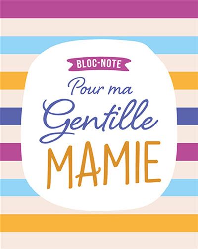 Chantecler - Bloc-notes pour ma gentille mamie