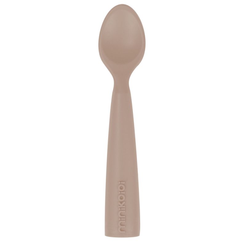 Minikoioi - Cuillère en silicone - Bubble Beige