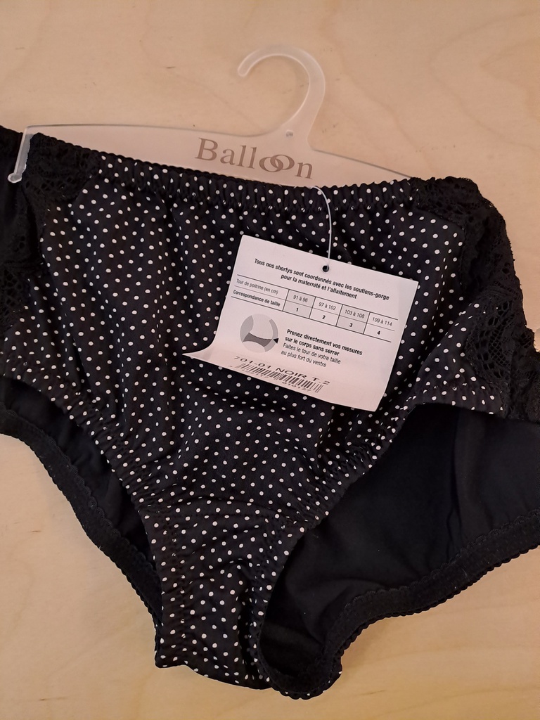 Balloon Paris - Culotte - T2 - Noir