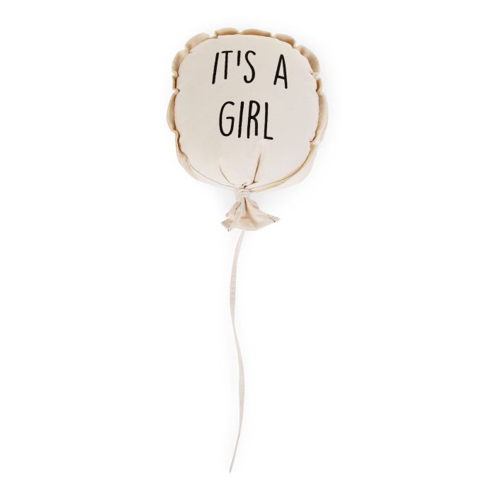 Childhome - Ballon en toile - It's a Girl - décoration murale - 35X26X8 cm