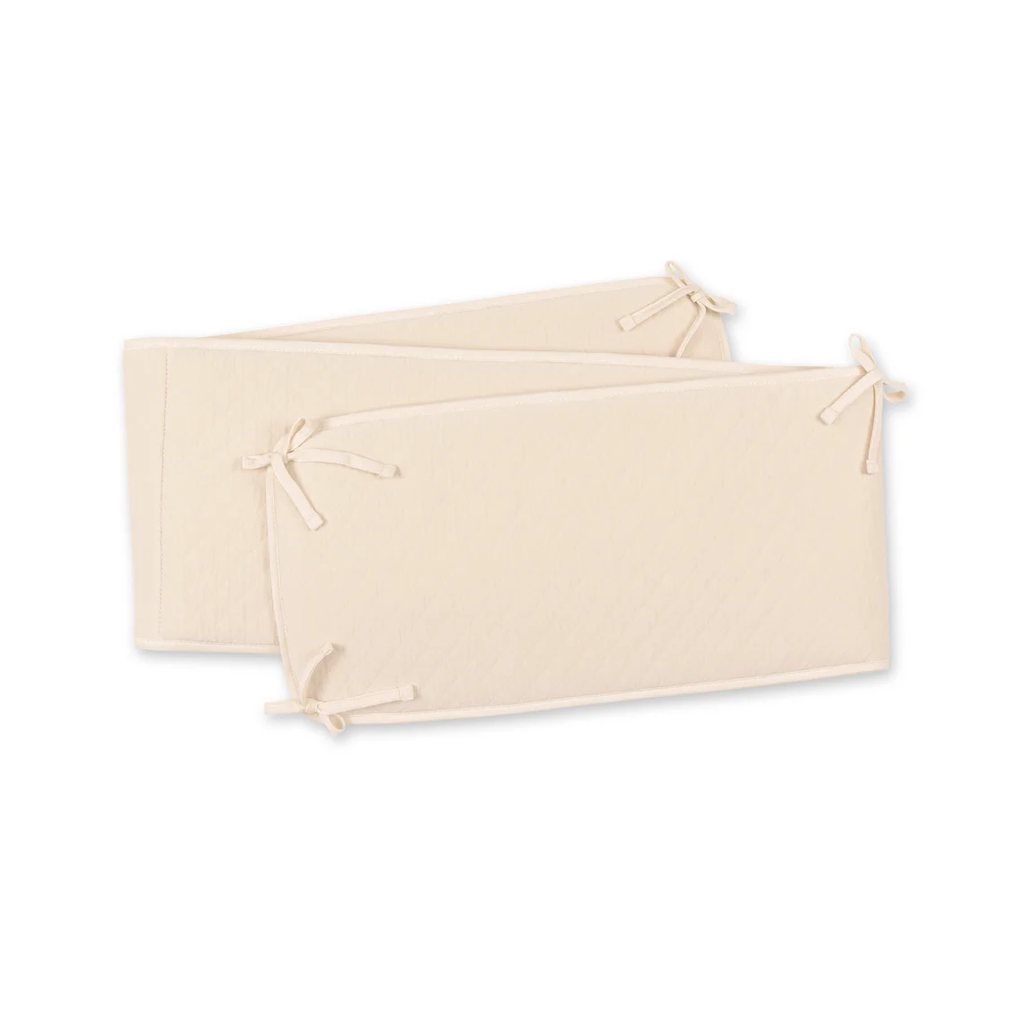 Bemini - Tour de lit et parc - 30x180 cm - Cream Pady Quilted