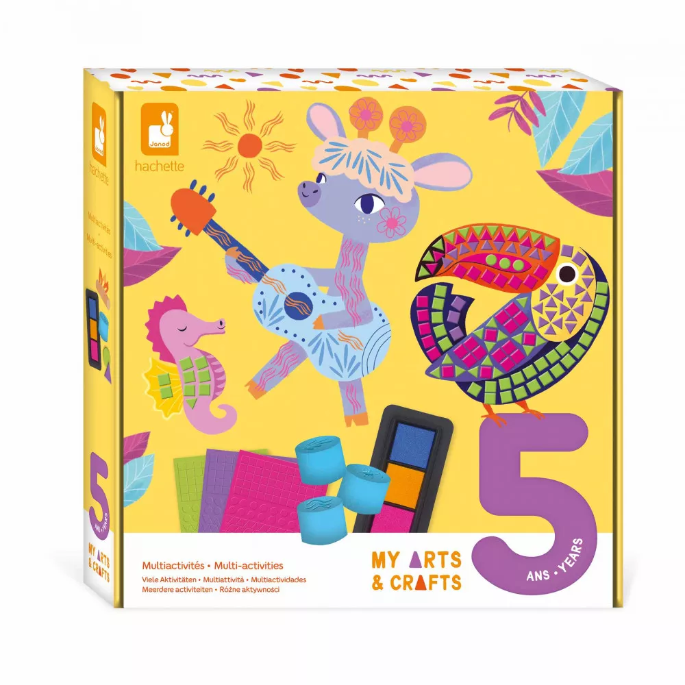 Janod - Coffret créatif Multi-activités - 5 ans