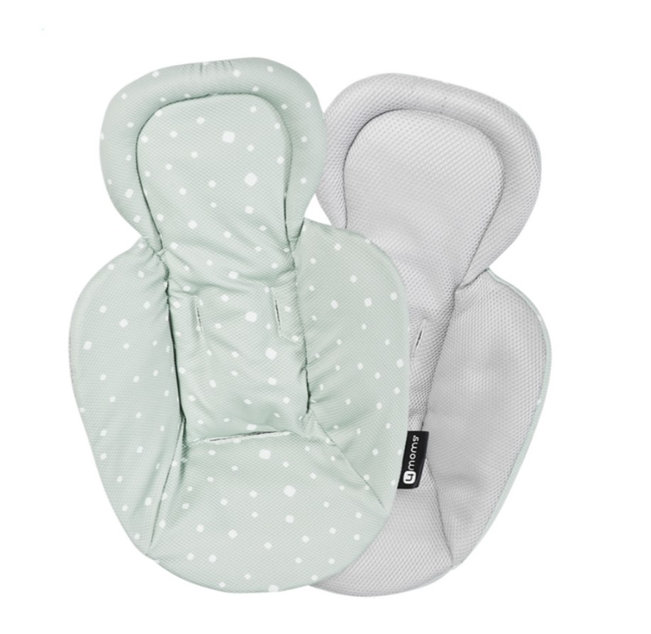 4MOMS - Coussin réducteur pour balancelle mamaRoo - Menthe/gris