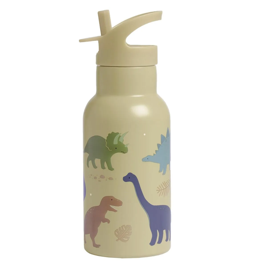A Little Lovely Company - Gourde en inox 350ml - Dinos