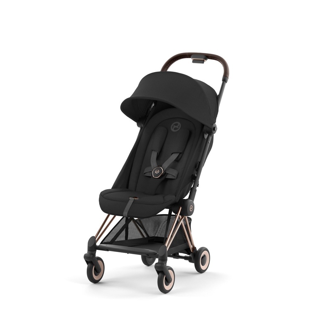 Cybex - COYA noire - Châssis Rose Gold