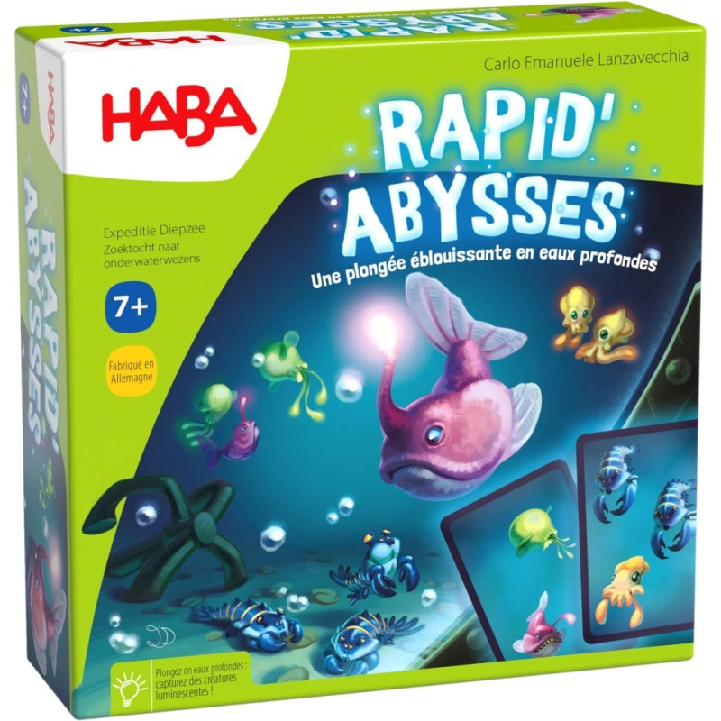 HABA - Jeu de voyage - Rapid'Abysses - 7 ans +