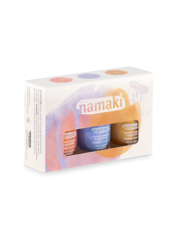 Namaki - Coffret 3 vernis - Soleil Couchant