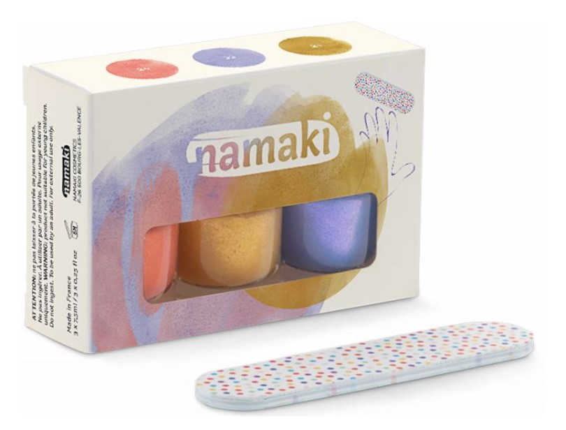 Namaki - Coffret 3 vernis - Soleil Couchant