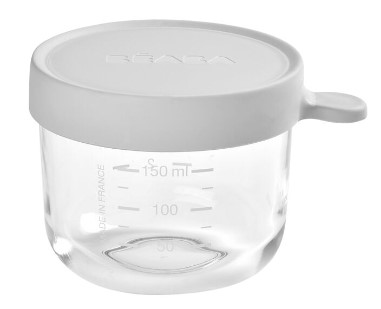 Béaba - Pot de conservation 150ml - Gris clair