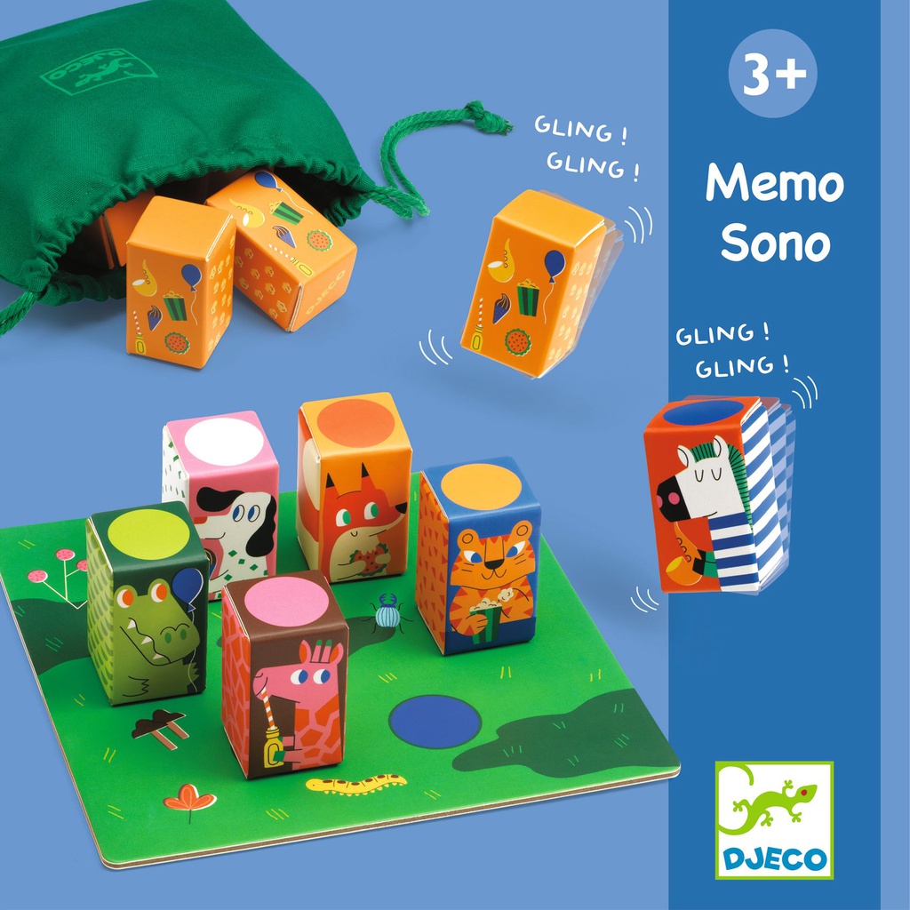 DJECO - Jeu Mémo Sono - 3 ans +